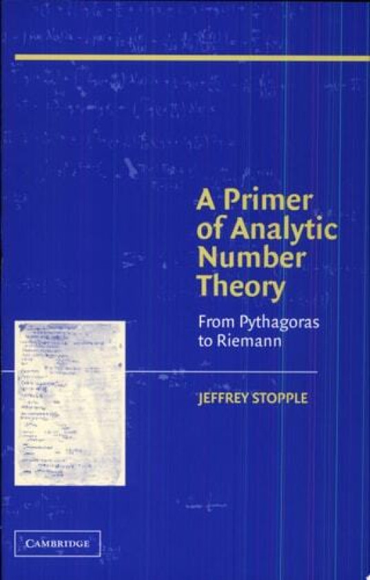 A Primer of Analytic Number Theory av Jeffrey Stopple (Paperback)