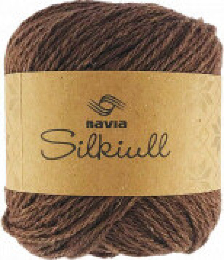 Silkeull Garn 626 Brun