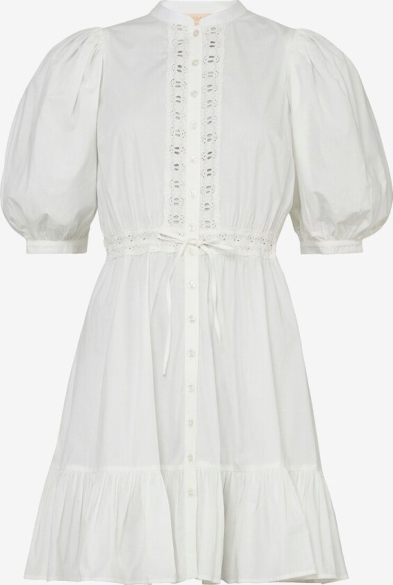 Kjole Poplin Mini Dress - Hvit