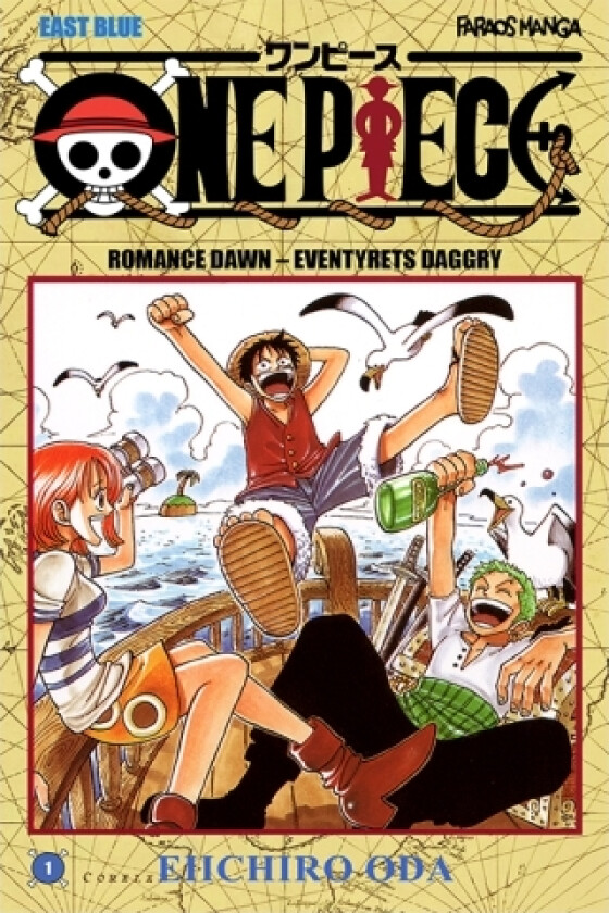 One Piece 1 (pakke: kolli a 4 stk.) | Eiichiro Oda