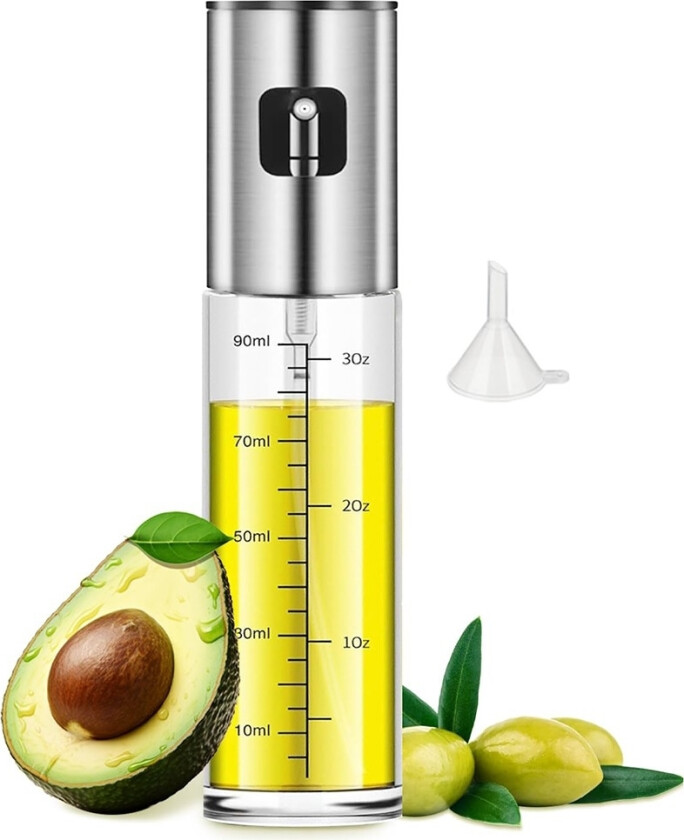 100 ml flaske med matolje til kjøkkenet 100 ml sprayflaske olivenoljeeddik soyasaus