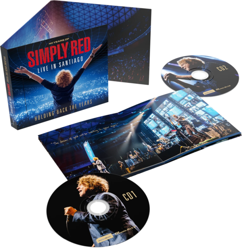 Simply Red Holding Back the Years: 40 Years of Simply Red, Live in Santiago CD
