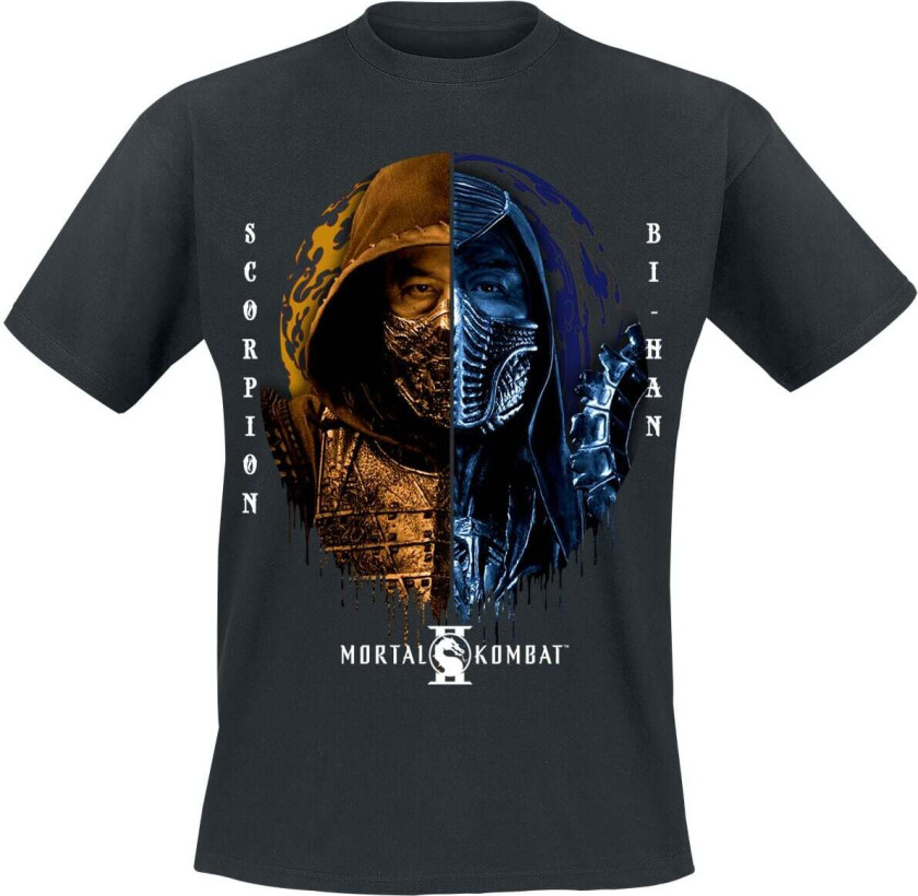 gaming T-skjorte - Scorpion & BiHan - S til XXL - Herrer - svart