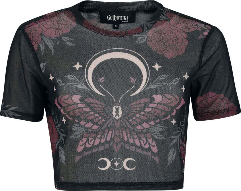 Goth T-skjorte - Mystical Woods - S til XXL - Damer - flerfarget
