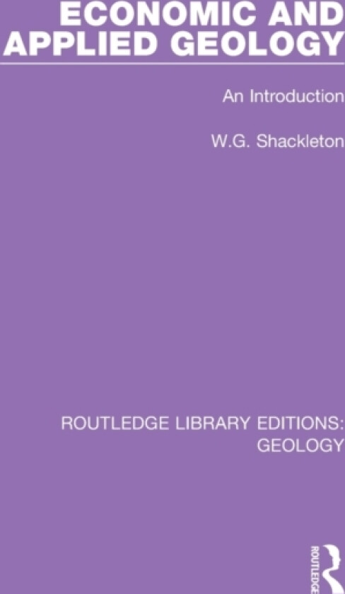 Economic and Applied Geology av W.G. Shackleton (Paperback)