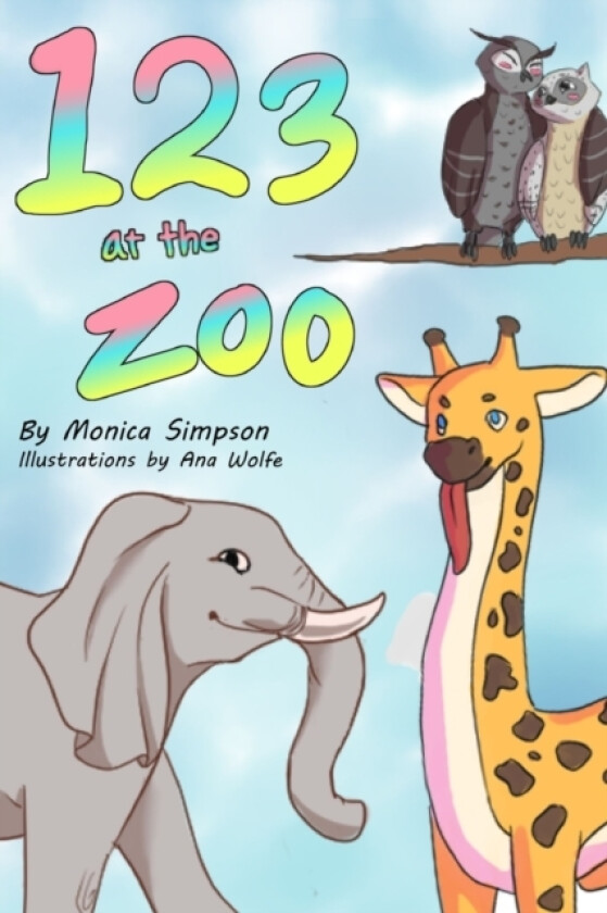123 at the Zoo av Monica Simpson (Paperback)