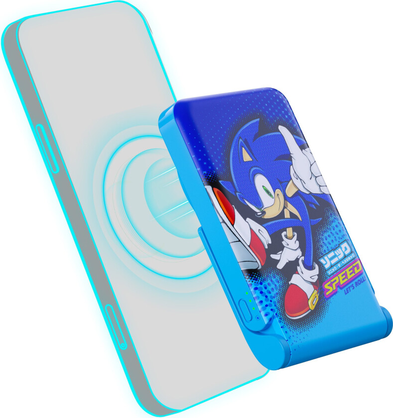 - Sonic the Hedgehog wireless magnetic power bank