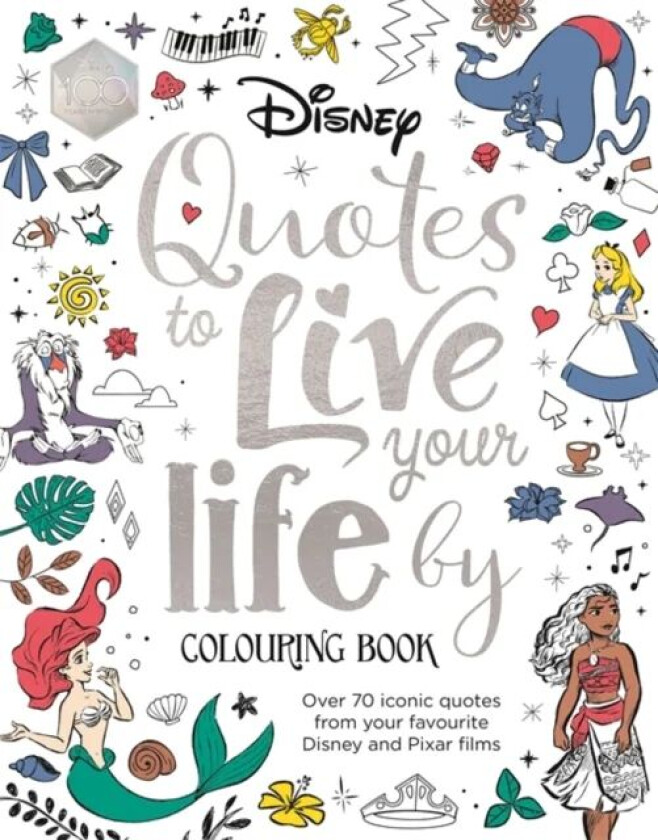 Disney Quotes to Live Your Life By Colouring Book av Walt Disney