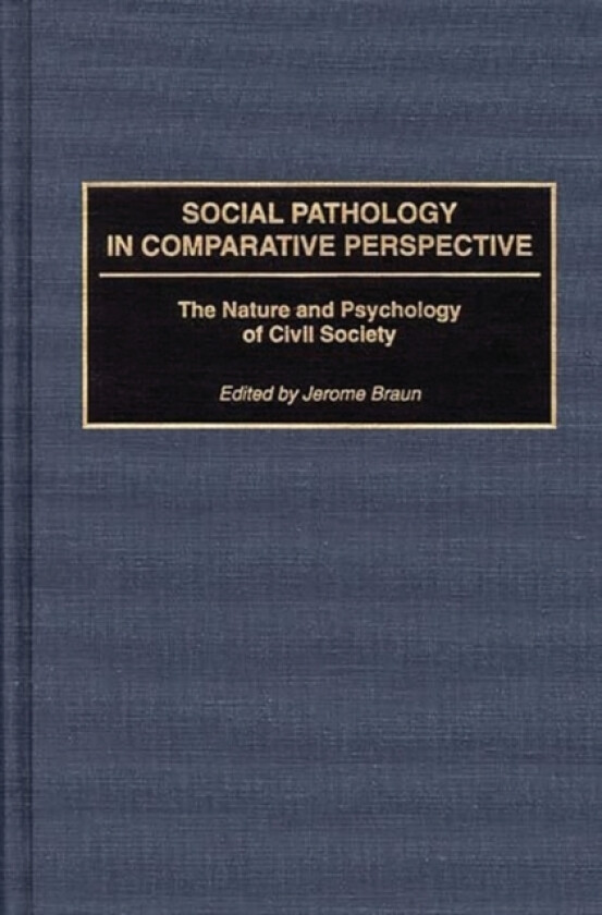 Social Pathology in Comparative Perspective av Jerome Braun (Hardcover)