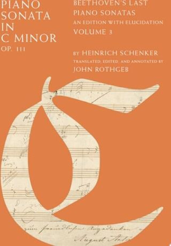 Piano Sonata in C Minor, Op. 111 av Heinrich Schenker (Hardcover)