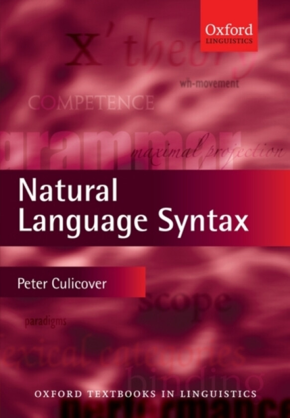 Natural Language Syntax av Peter W. Culicover (Hardcover)