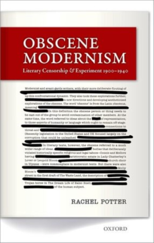Obscene Modernism av Rachel Potter (Hardcover)
