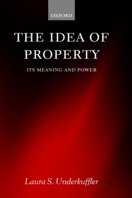 The Idea of Property av Laura Underkuffler (Hardcover)
