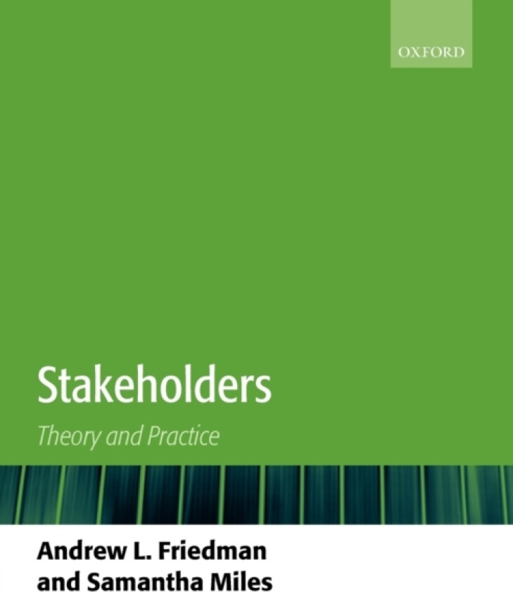 Stakeholders av Andrew L. Friedman, Samantha Miles (Paperback)