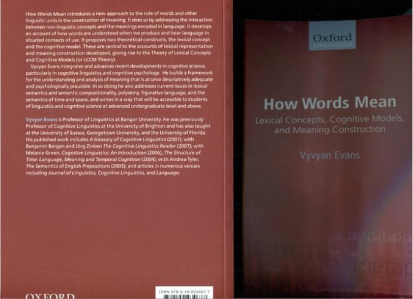 How Words Mean av Vyvyan Evans (Hardcover)