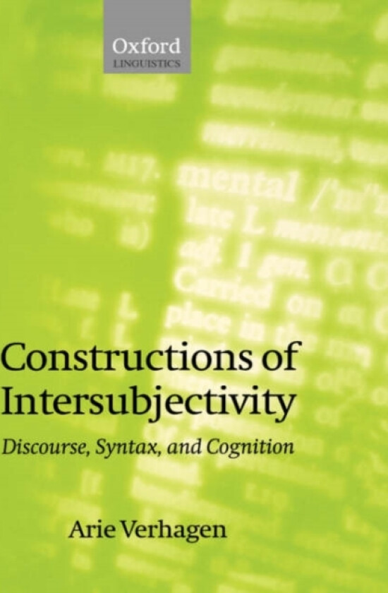 Constructions of Intersubjectivity av Arie Verhagen (Hardcover)