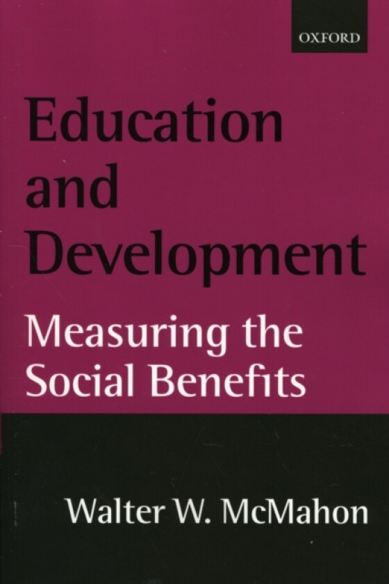 Education and Development av Walter W. McMahon (Paperback)