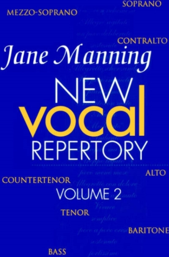 New Vocal Repertory 2 av Manning (Paperback)