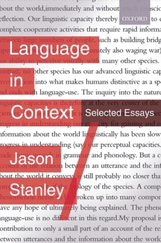 Language in Context av Jason Stanley (Hardcover)