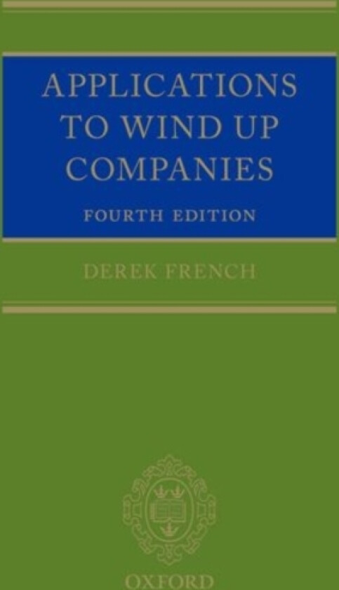 Applications to Wind up Companies av Derek French (Hardcover)