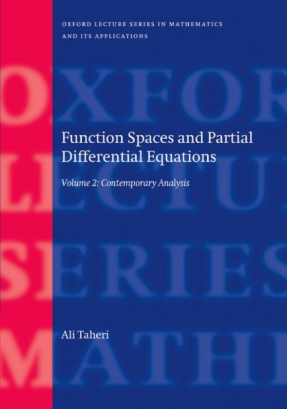 Function Spaces and Partial Differential Equations av Ali Taheri (Hardcover)