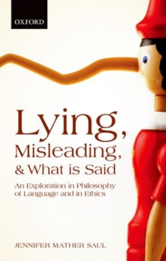 Lying, Misleading, and What is Said av Jennifer Mather Saul (Paperback)