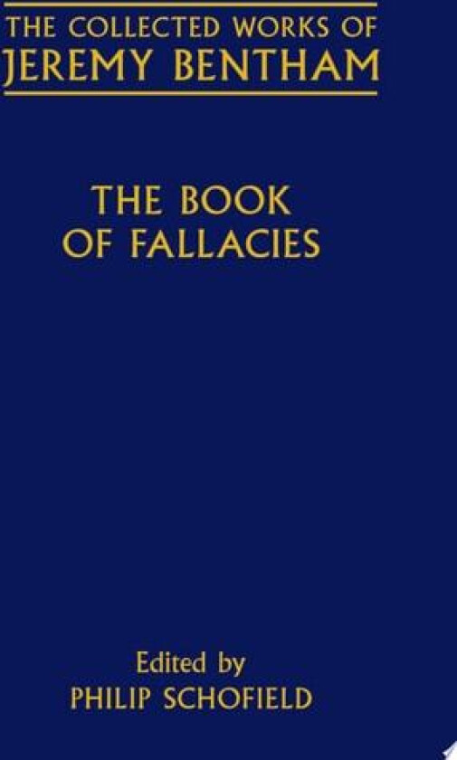 The Book of Fallacies av Jeremy Bentham (Hardcover)