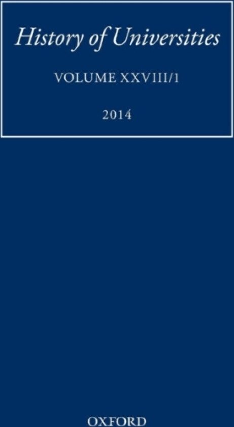 History of Universities av Mordechai Feingold (Hardcover)