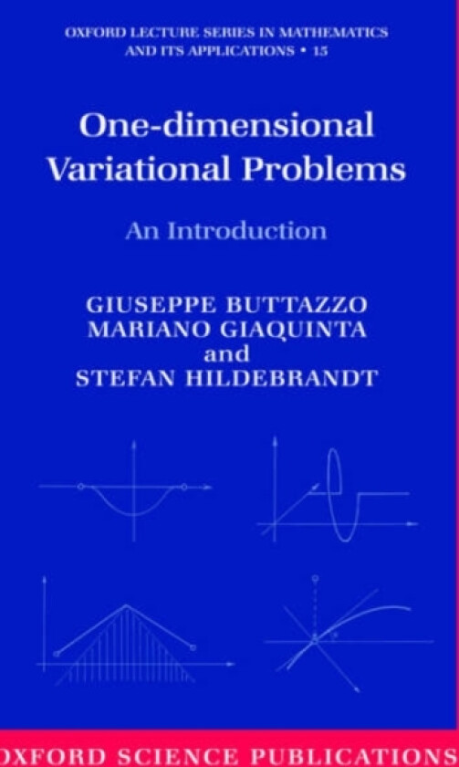 One-dimensional Variational Problems av Giuseppe Buttazzo, Mariano Giaquinta, Stefan Hildebrandt (Hardcover)