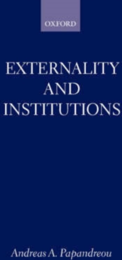 Externality and Institutions av Papandreou (Paperback)