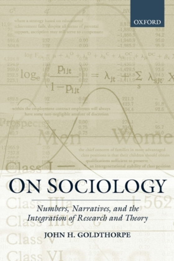 On Sociology av Goldthorpe (Paperback)