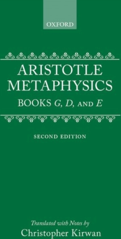 Metaphysics: Books gamma, delta, and epsilon av Aristotle (Hardcover)