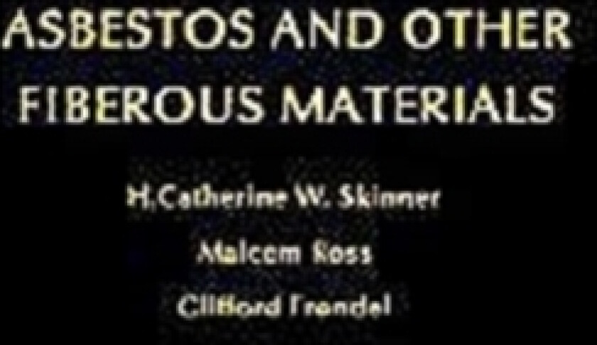 Asbestos and Other Fibrous Materials av H.Catherine W. Skinner, Malcolm Ross, Clifford Frondel (Hardcover)