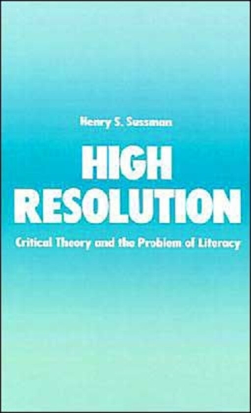 High Resolution av Henry S. Sussman (Hardcover)