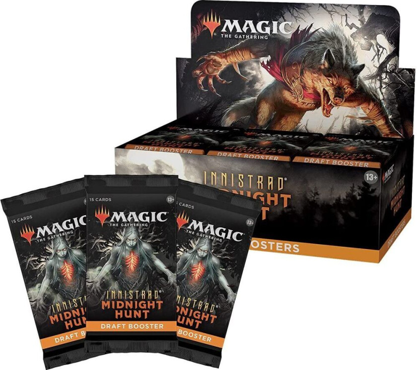 Magic The Gathering Innistrad Midnight Hunt Draft Booster 3-Pack