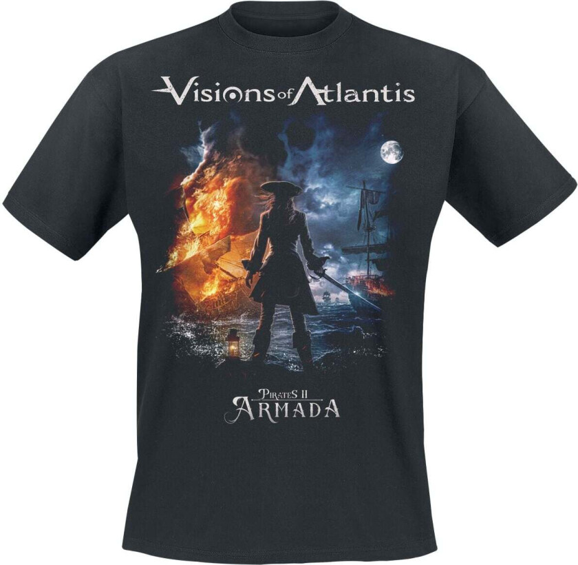 T-skjorte - Pirates II - Armada - S til XXL - Herrer - svart