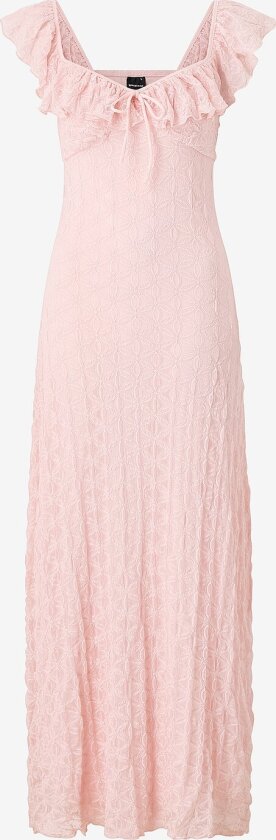 Maxikjole Frill Maxi - Rosa