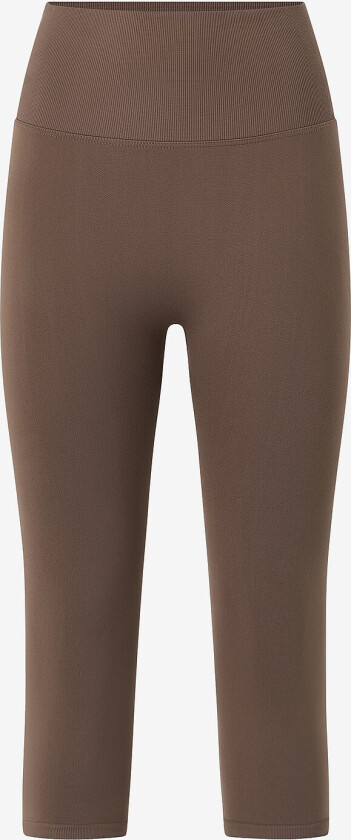 Treningstights Shape Seamless Capri Tights - Brun