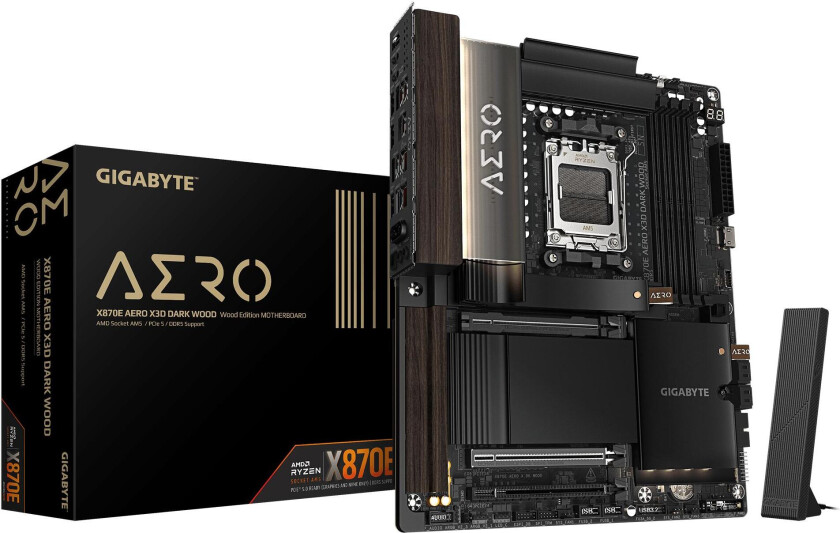 MK X870E AERO X3D DARK WOOD