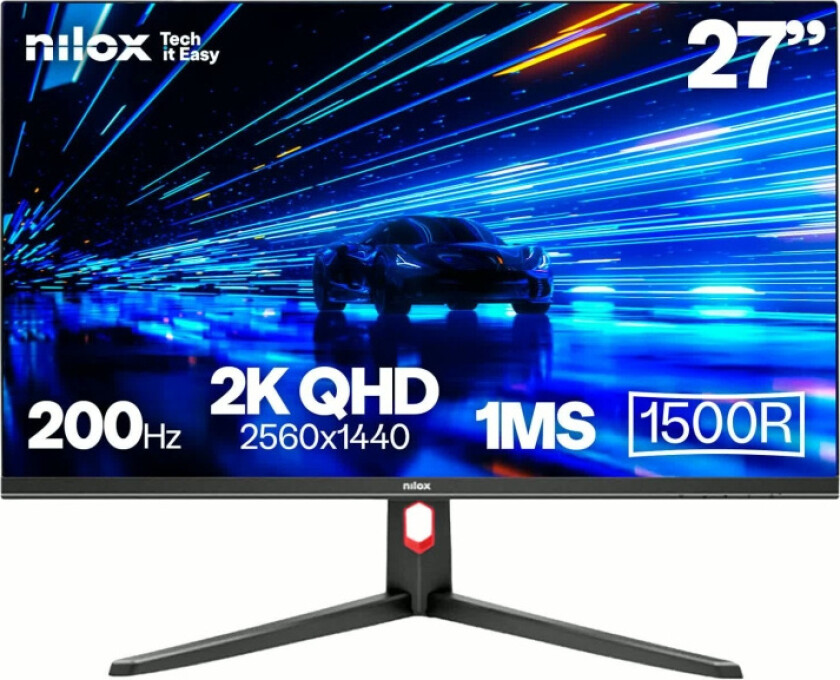 Bildskärm 27" Curved Gaming VA 2K 200Hz 1ms
