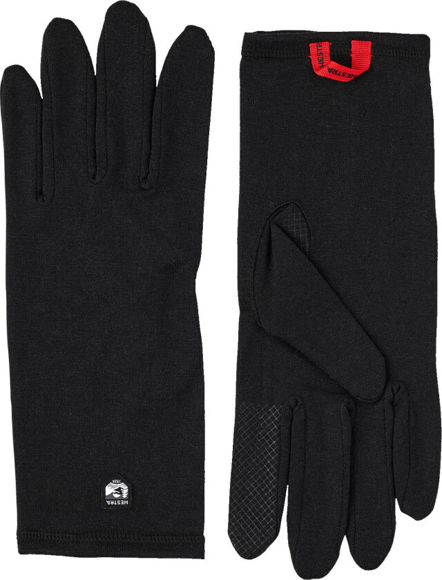 Merino Wool Liner Long 5-Finger Black 11