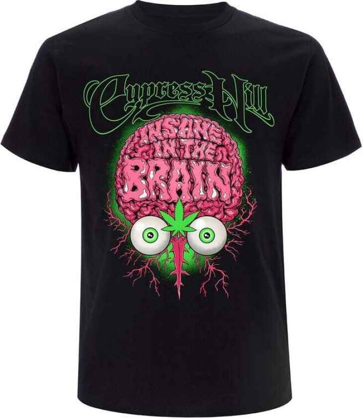 Cypress Hill T-skjorte - Jelly Brain Tour - S til XXL - Herrer - svart