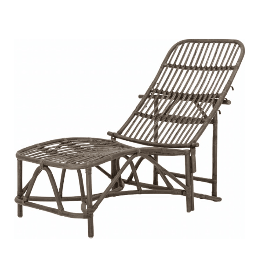 Bilde av Dione Liggestol Rattan Brun
