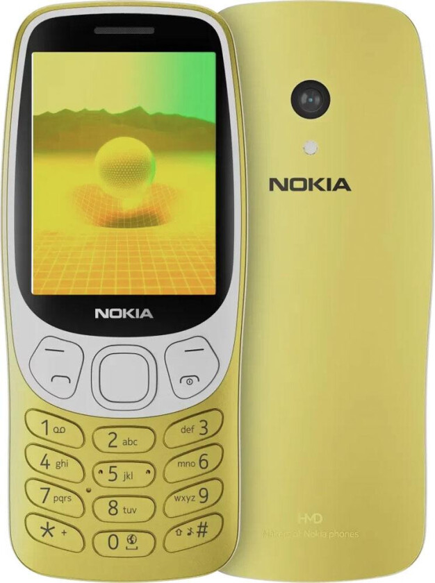 3210 4G Mobiltelefon - 2.4", 2MP - Y2K Gold
