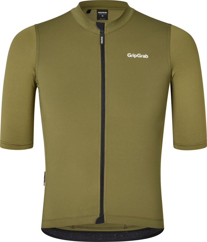 Gripgrab Men's Ride Short Sleeve Jersey Olive Green XL, Olive Green
