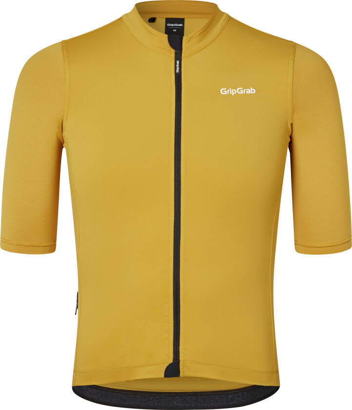 Gripgrab Men's Ride Short Sleeve Jersey Mustard Yellow S, Mustard Yellow