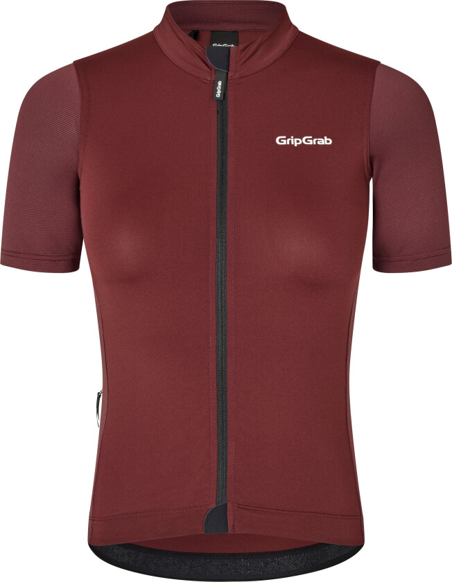 Gripgrab Women's Ride Short Sleeve Jersey Dark Red L, Dark Red