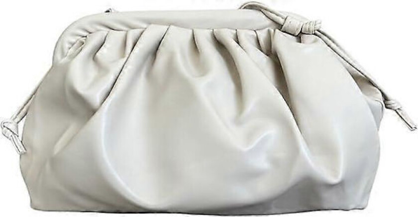 Myk Cloud Dumpling Pouch Crossbody-veske eller Clutch Skulderveske for kvinner
