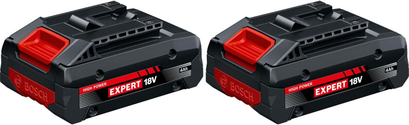 PRO batteripakke til verkt??y - 18V, 2x4.0Ah batterier (COOLPACK-teknologi)
