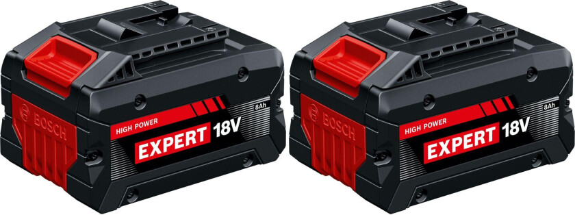 18V Batteripakke for verkt??y ??? 2x8,0Ah batterier
